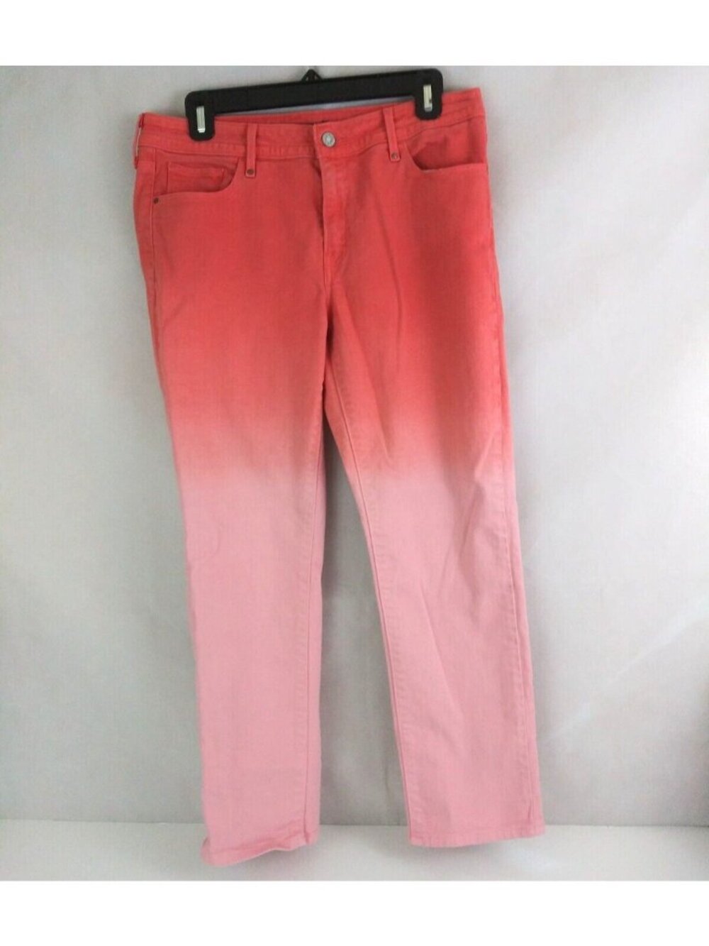 Levi Mid Rise Skinny Women's Sunset Orange Size 30x27